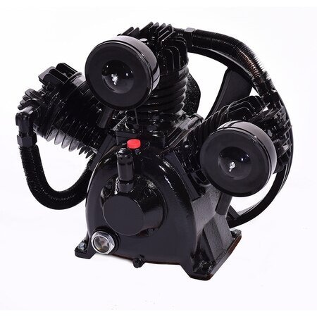 Mega Compressor Air Compressor Replacement Pump 4-5HP Hi Flow Head Unload 25CFM, 40PSI 0201-T65H